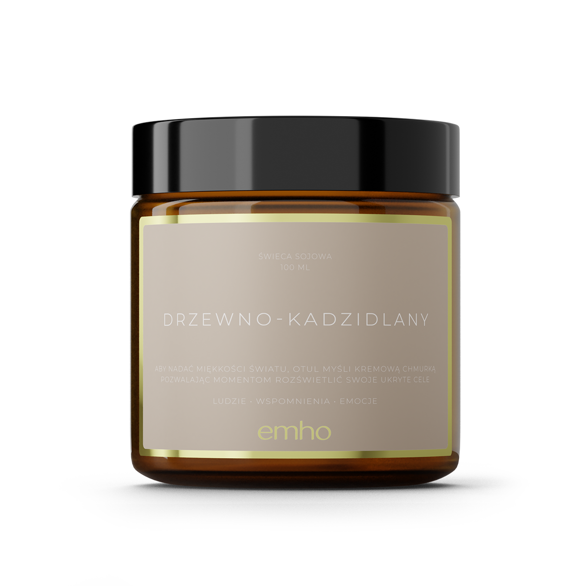 Świeca Sojowa DRZEWNO-KADZIDLANY