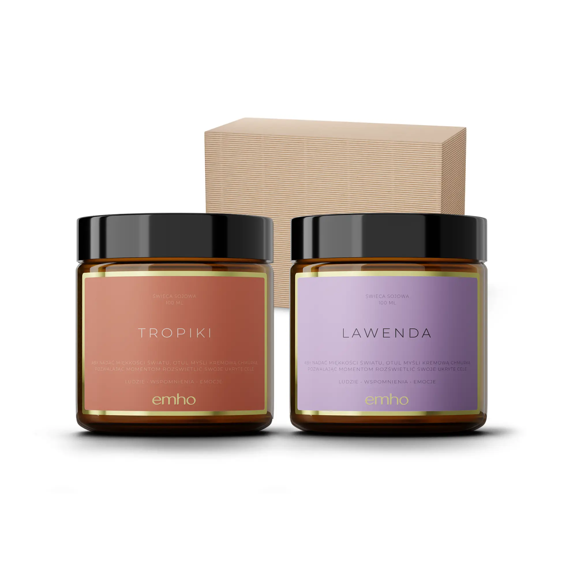 Zestaw naturalnych świec - świece dekoracyjne zestaw