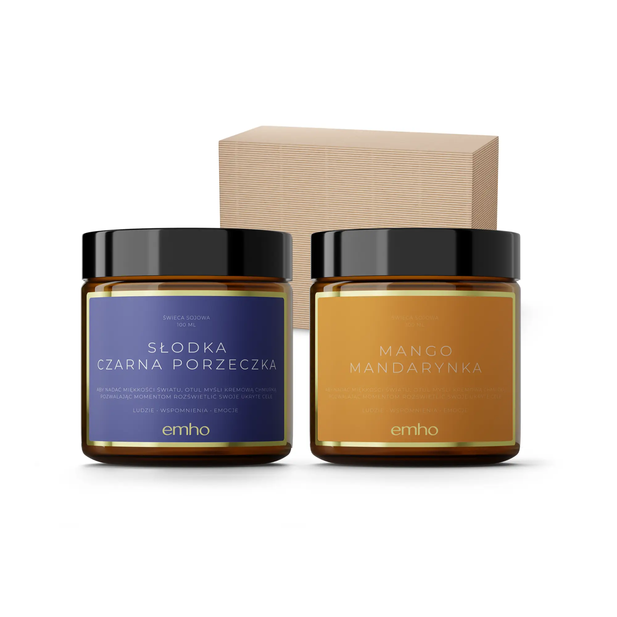 Zestaw owocowych świec sojowych