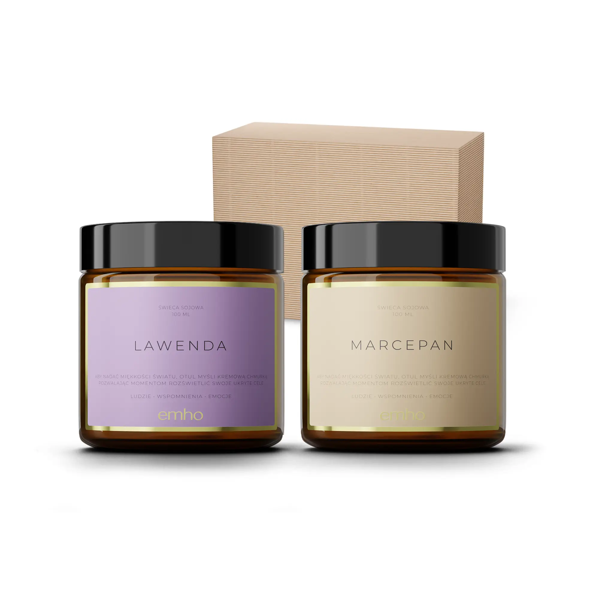 Zestaw świec sojowych zapachowych