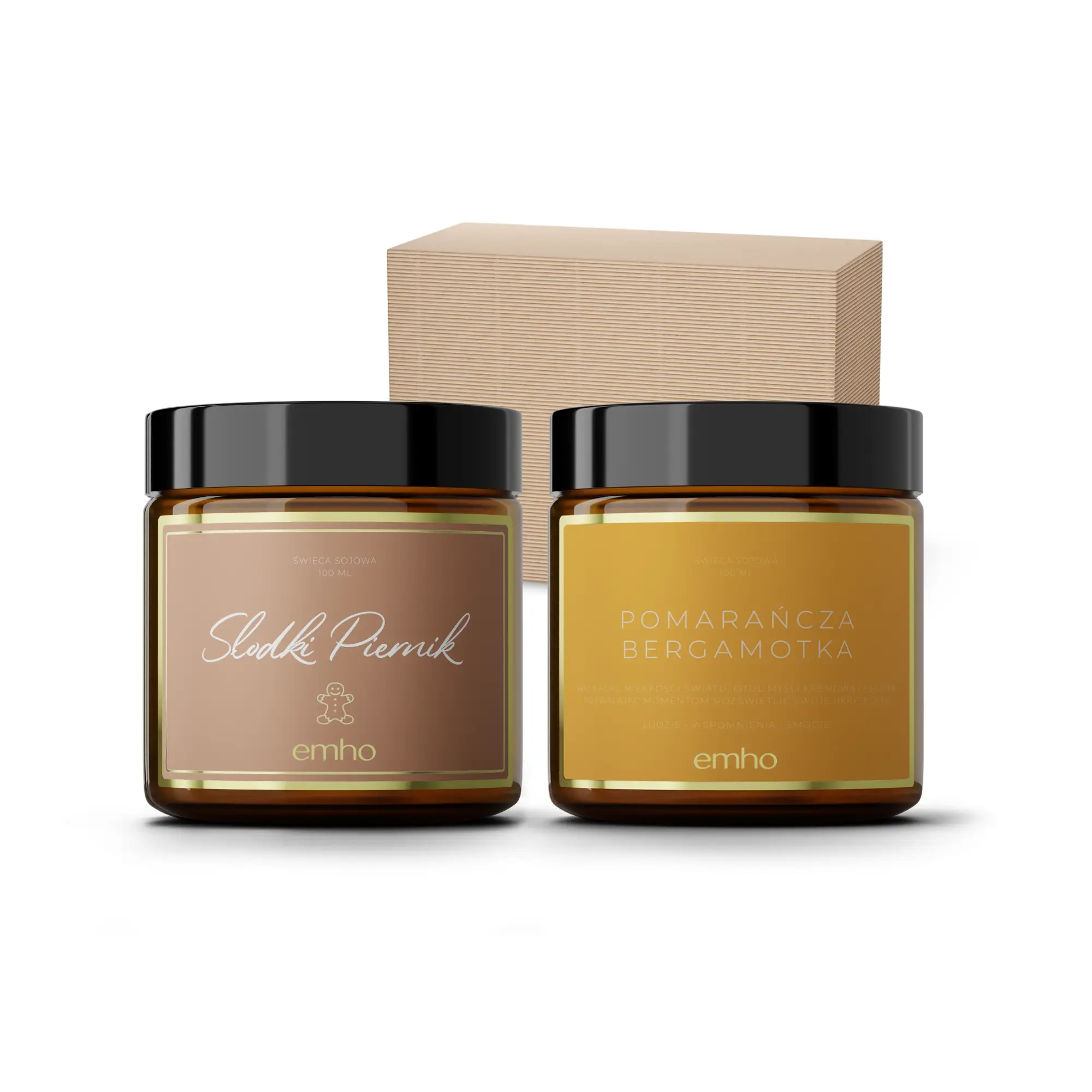 zestaw świec dekoracyjnych na święta