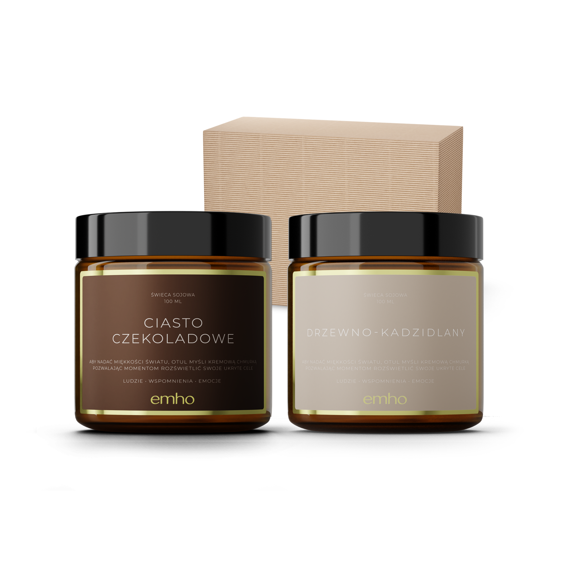 Zestaw świec CIASTO+DRZEWNY