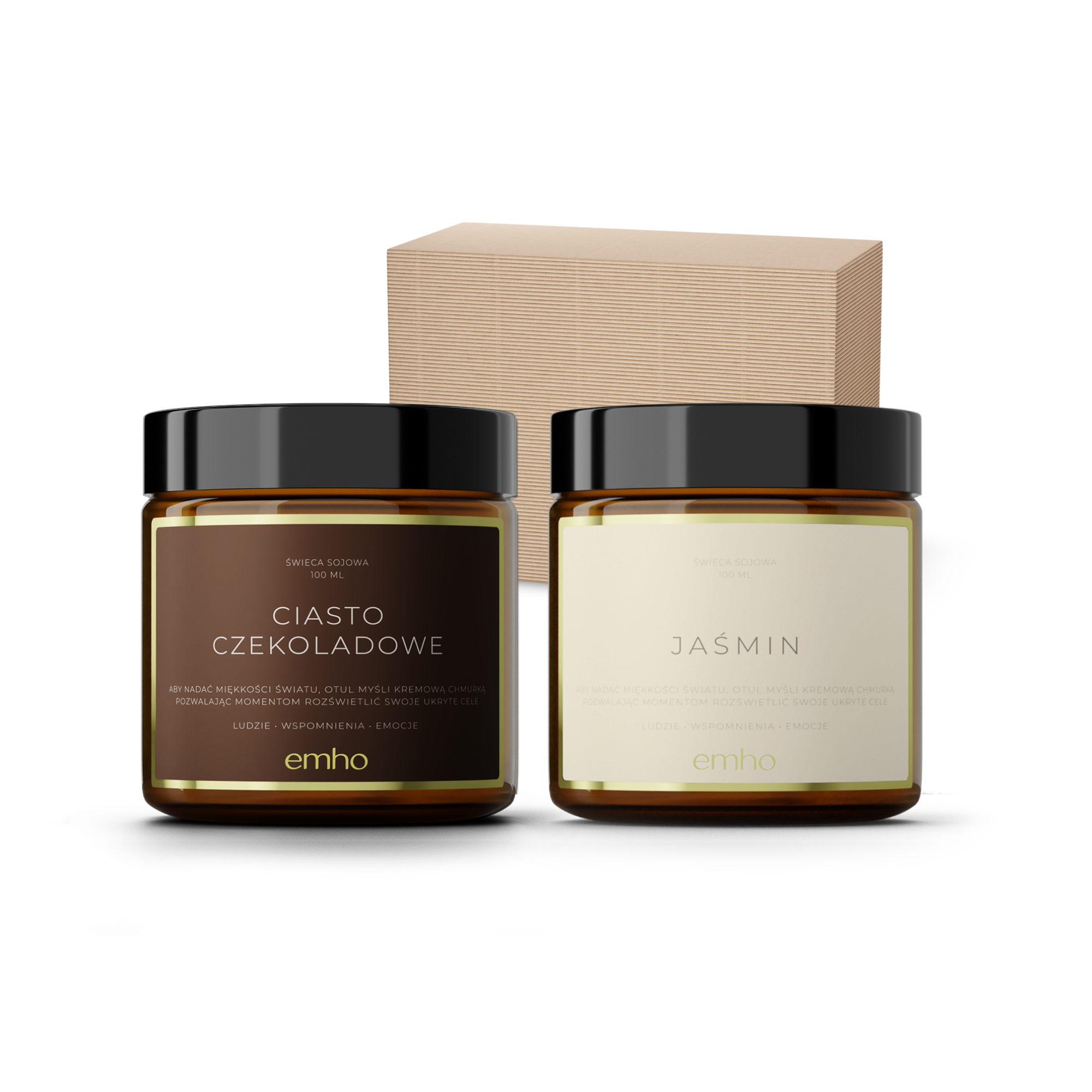 Zestaw świec CIASTO+JAŚMIN