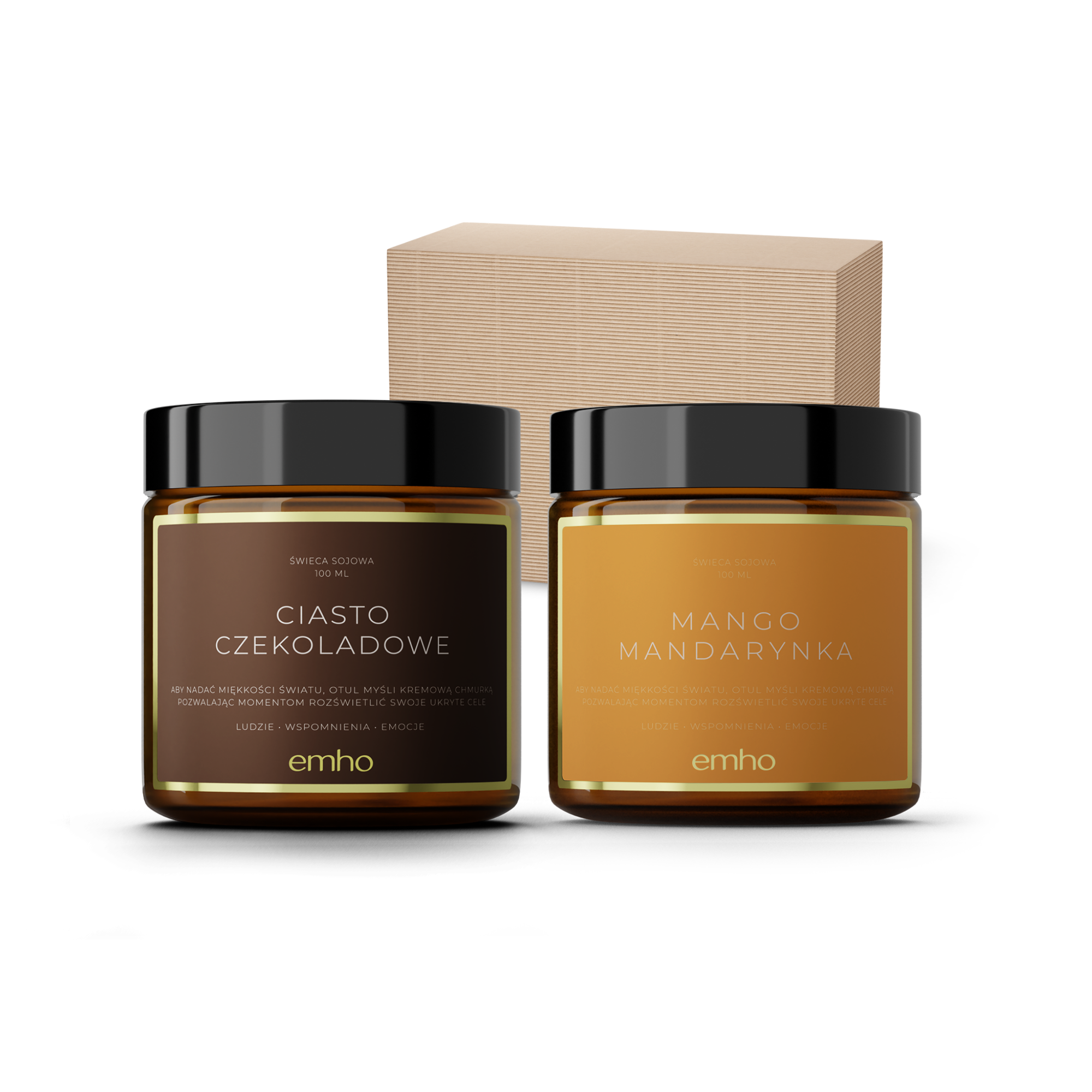 Zestaw świec CIASTO+MANGO