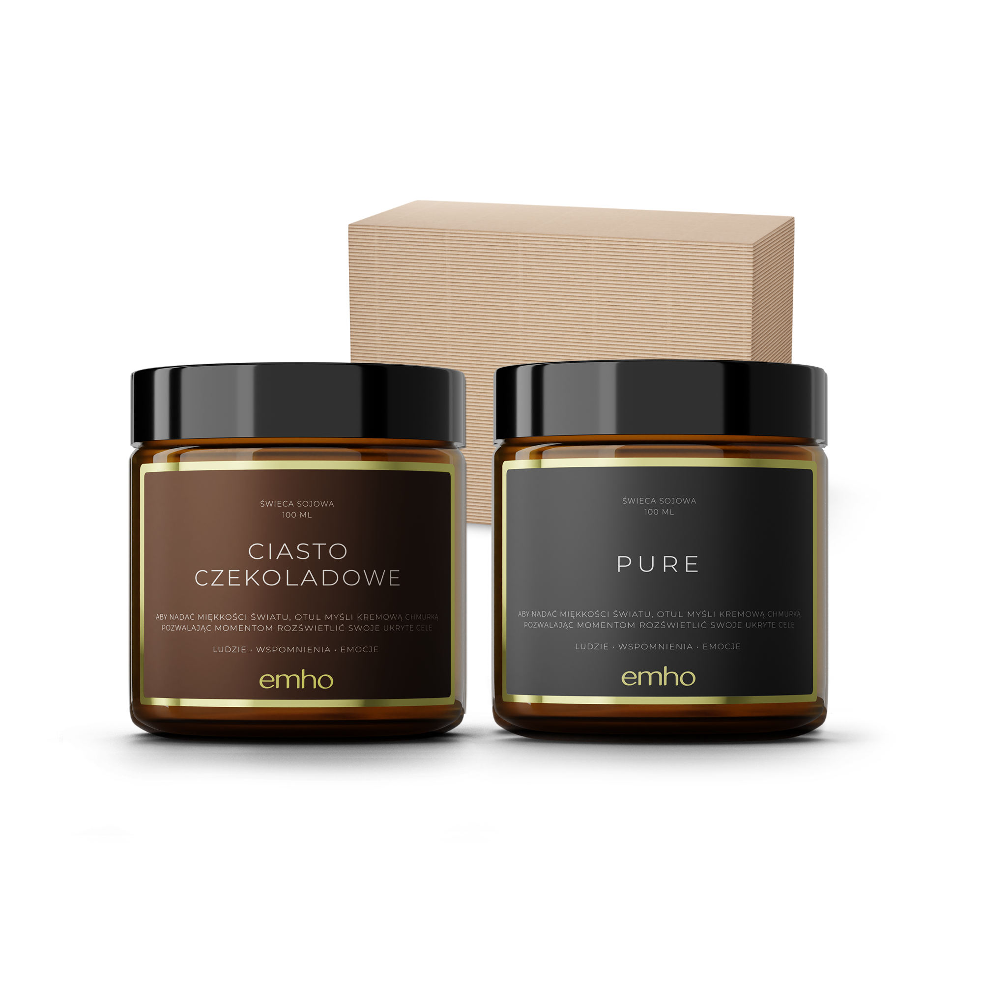 Zestaw świec CIASTO+PURE