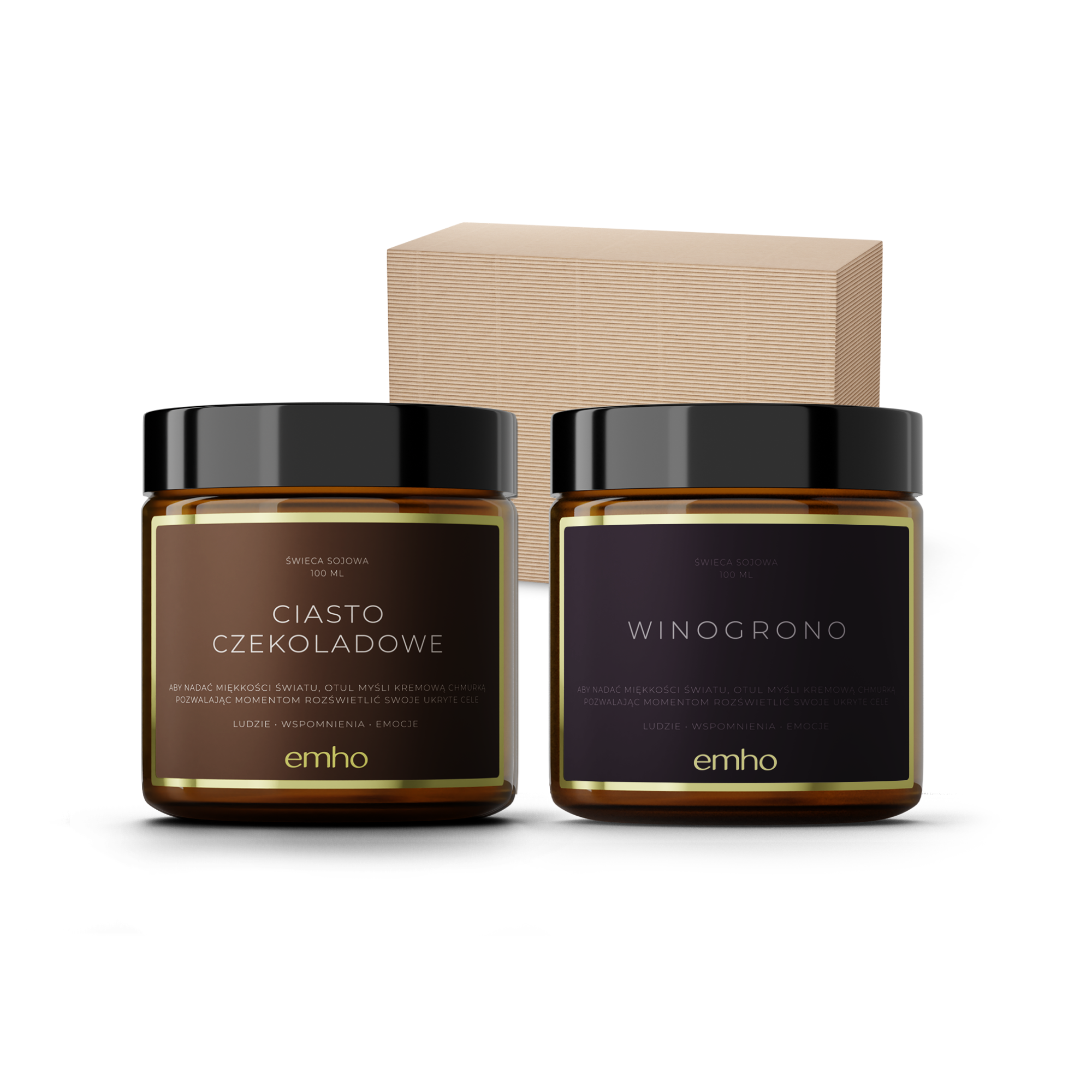 Zestaw świec CIASTO+WINOGRONO