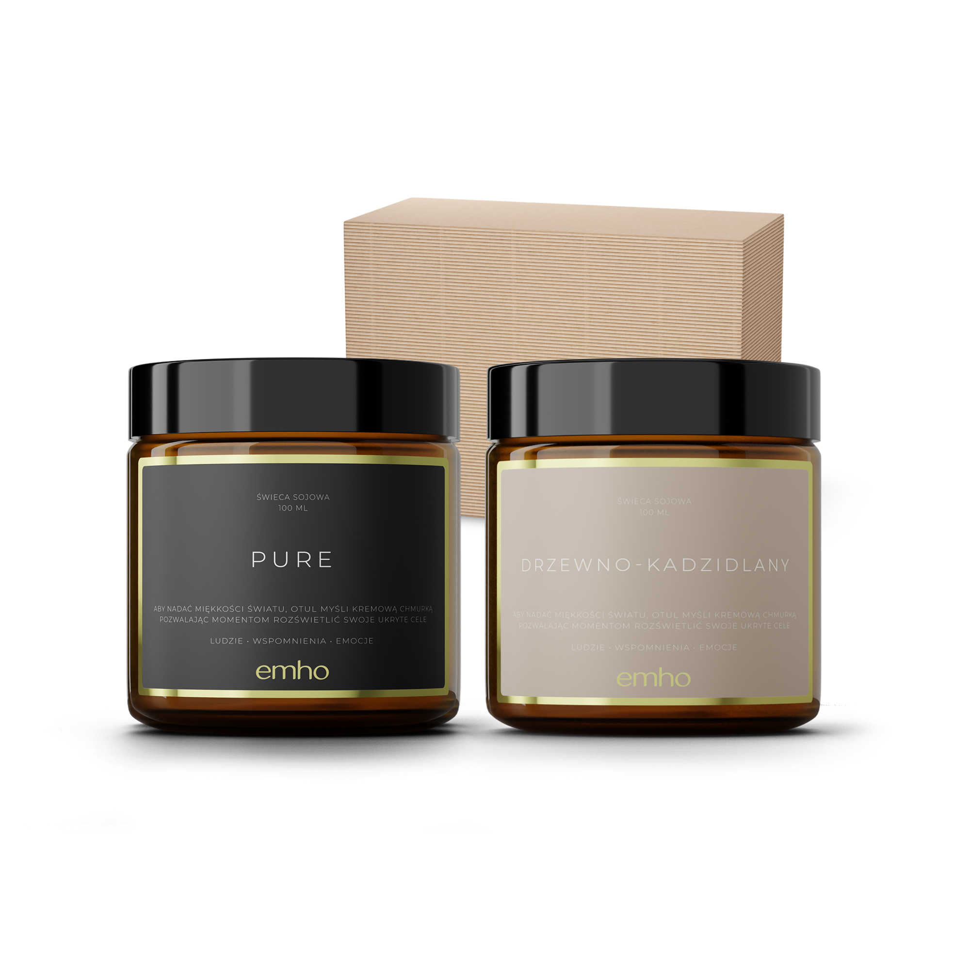 Zestaw świec DRZEWNY+PURE