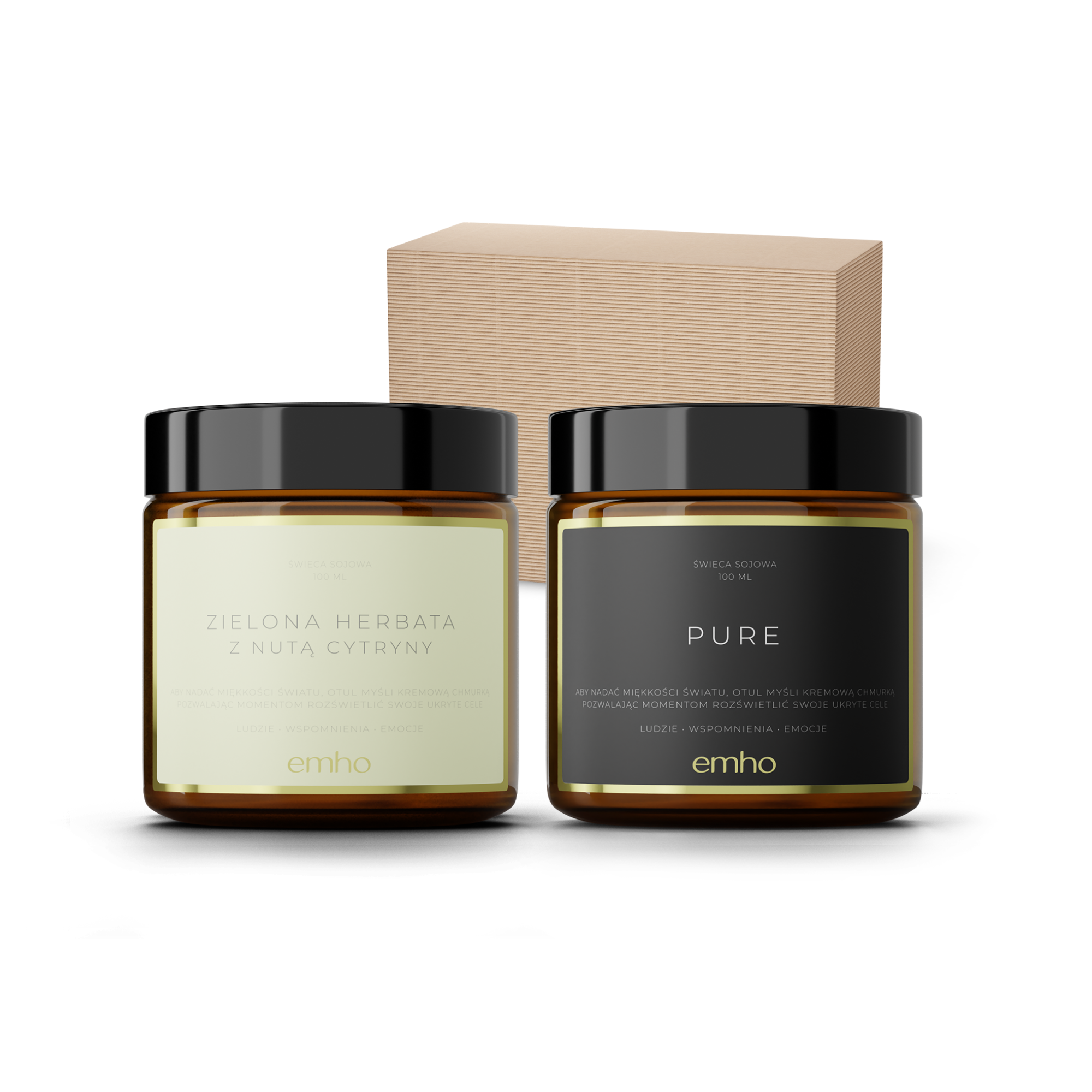 Zestaw świec HERBATA+PURE