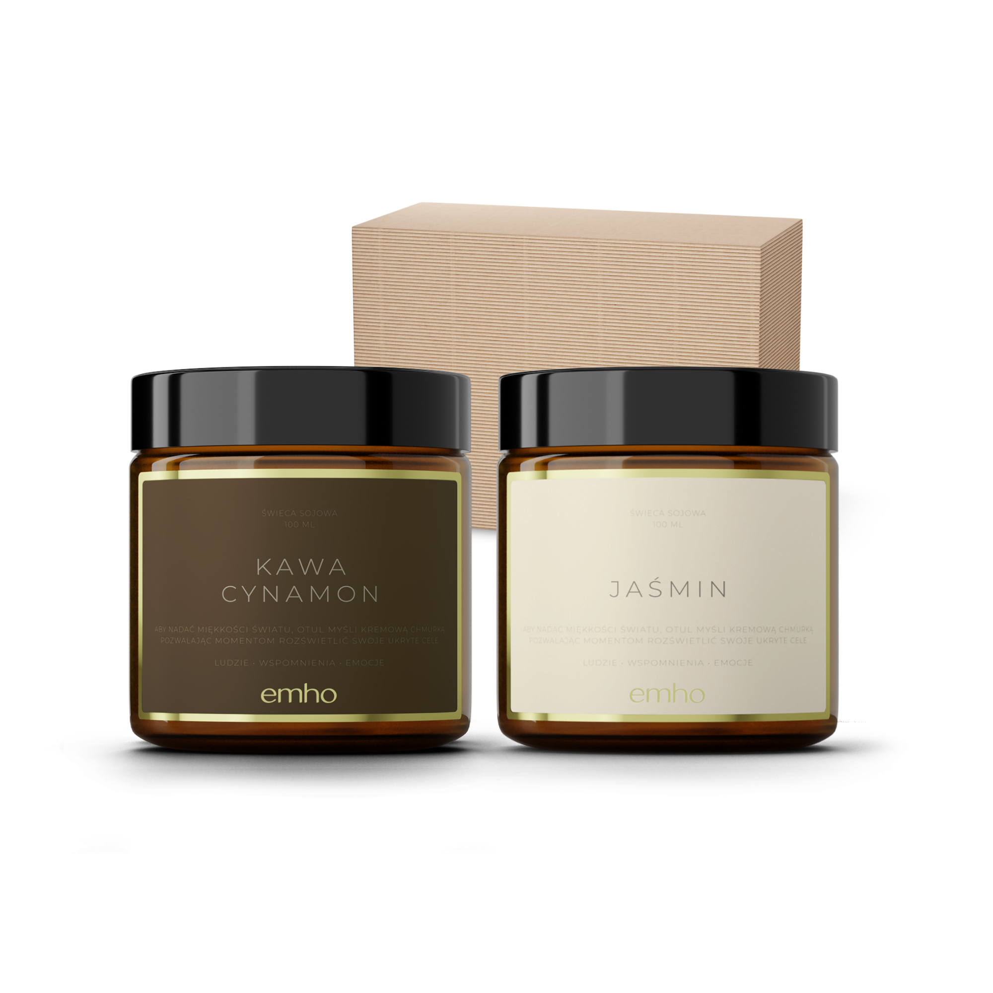 Zestaw świec KAWA+JAŚMIN