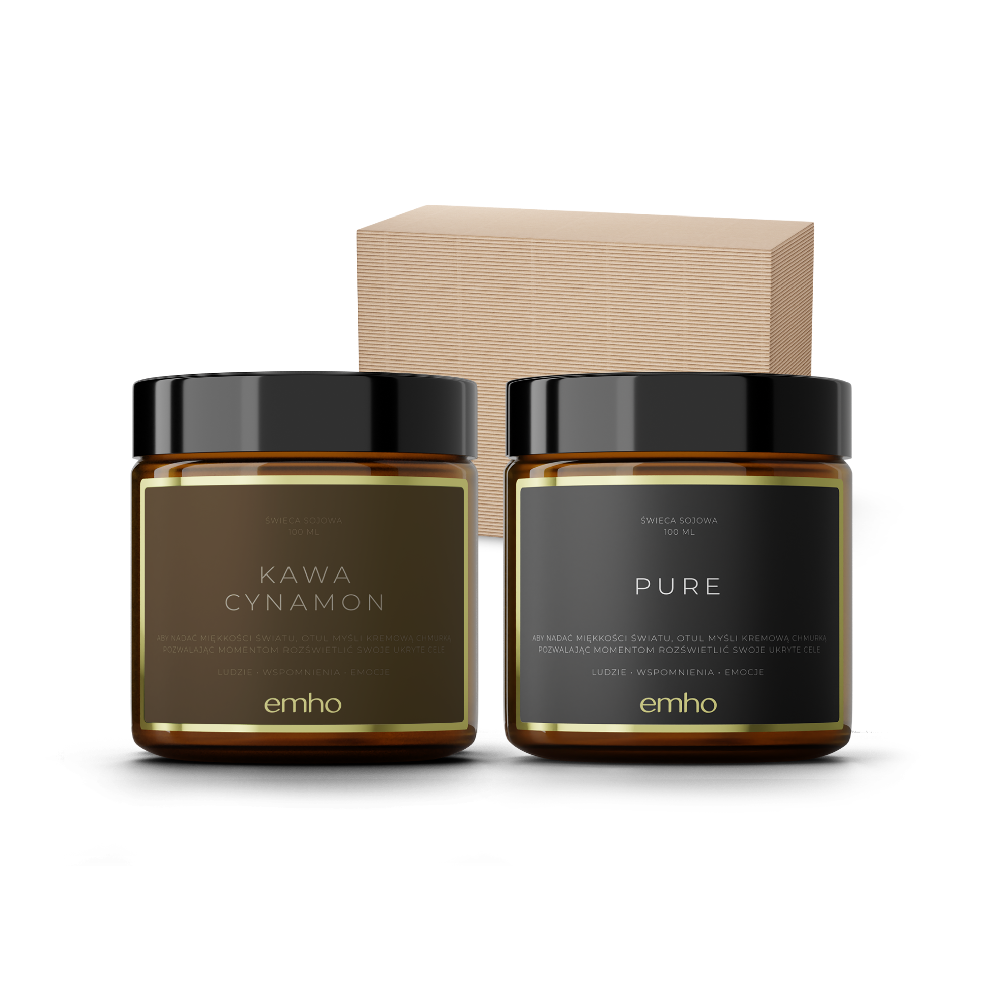 Zestaw świec KAWA+PURE
