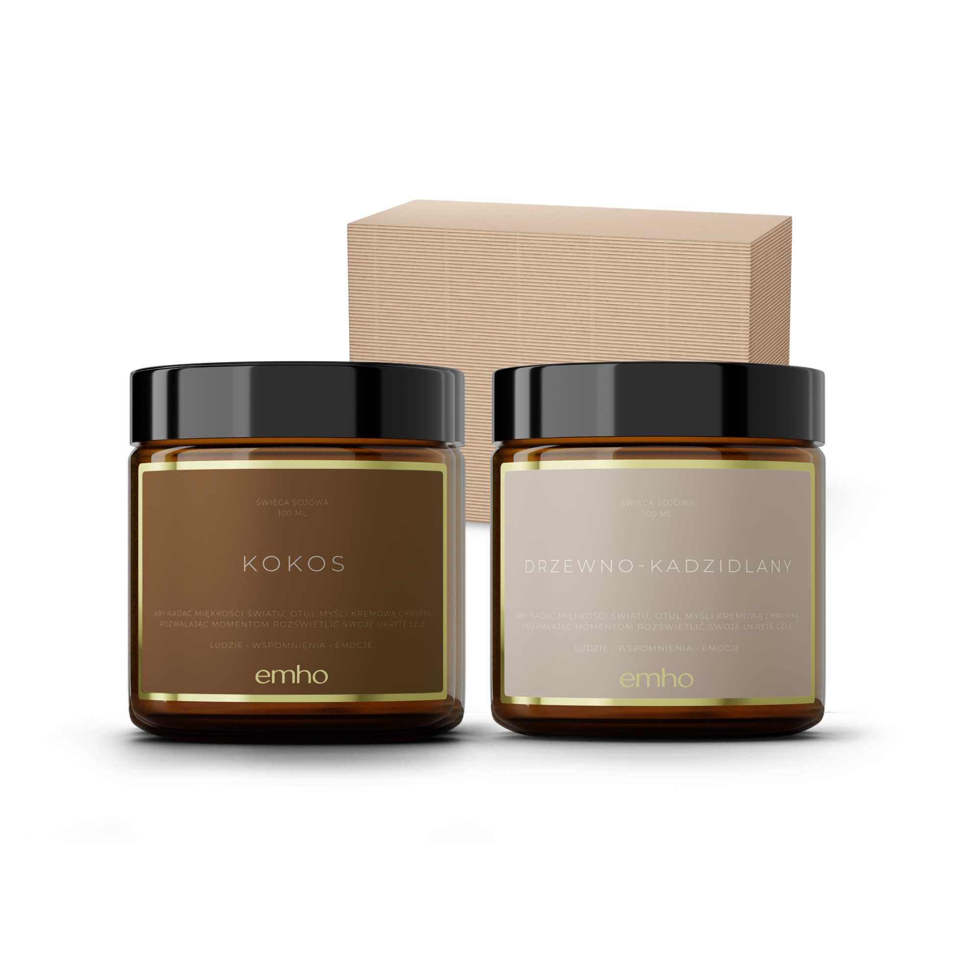 Zestaw świec KOKOS+DRZEWNY