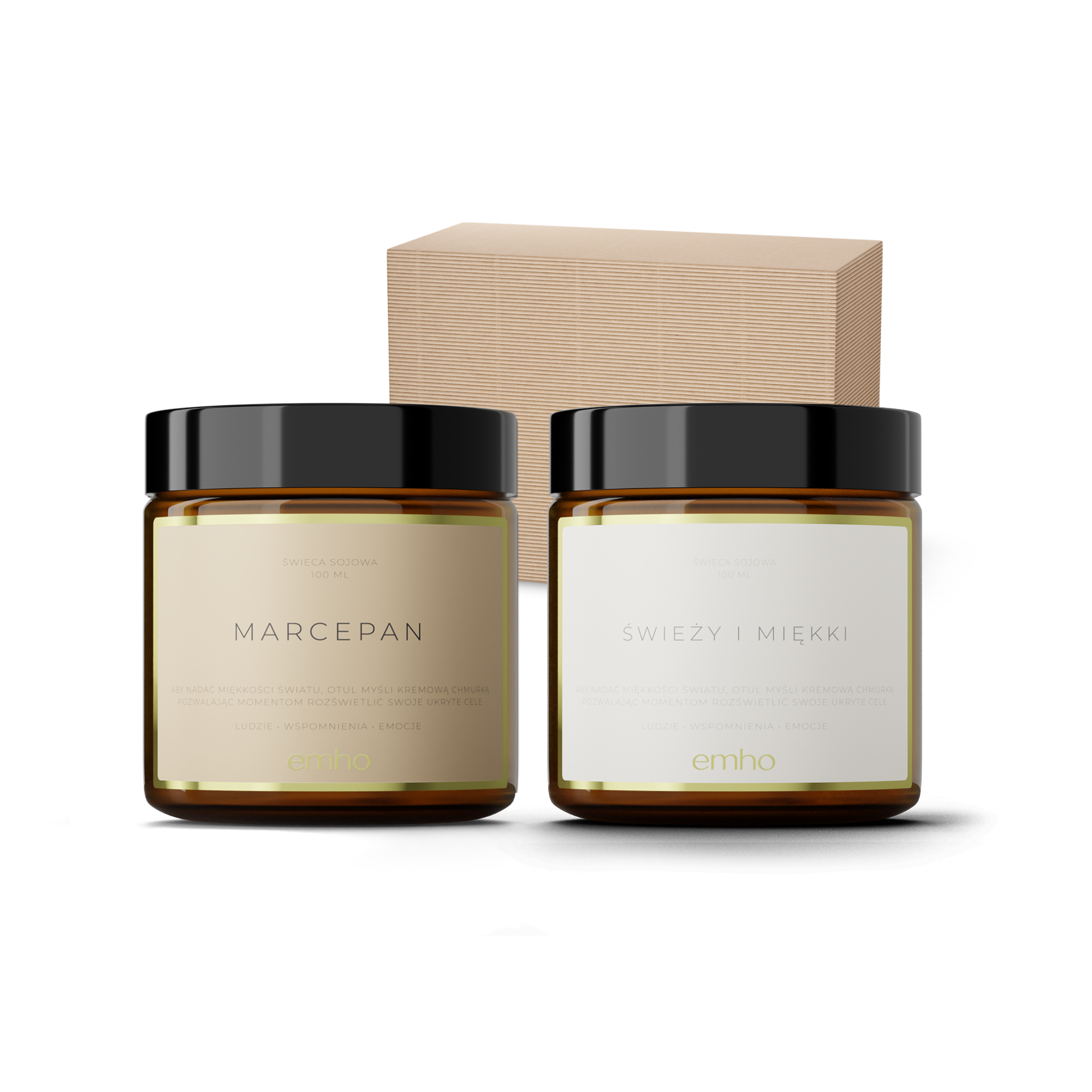 Zestaw świec MARCEPAN+ŚWIEŻY