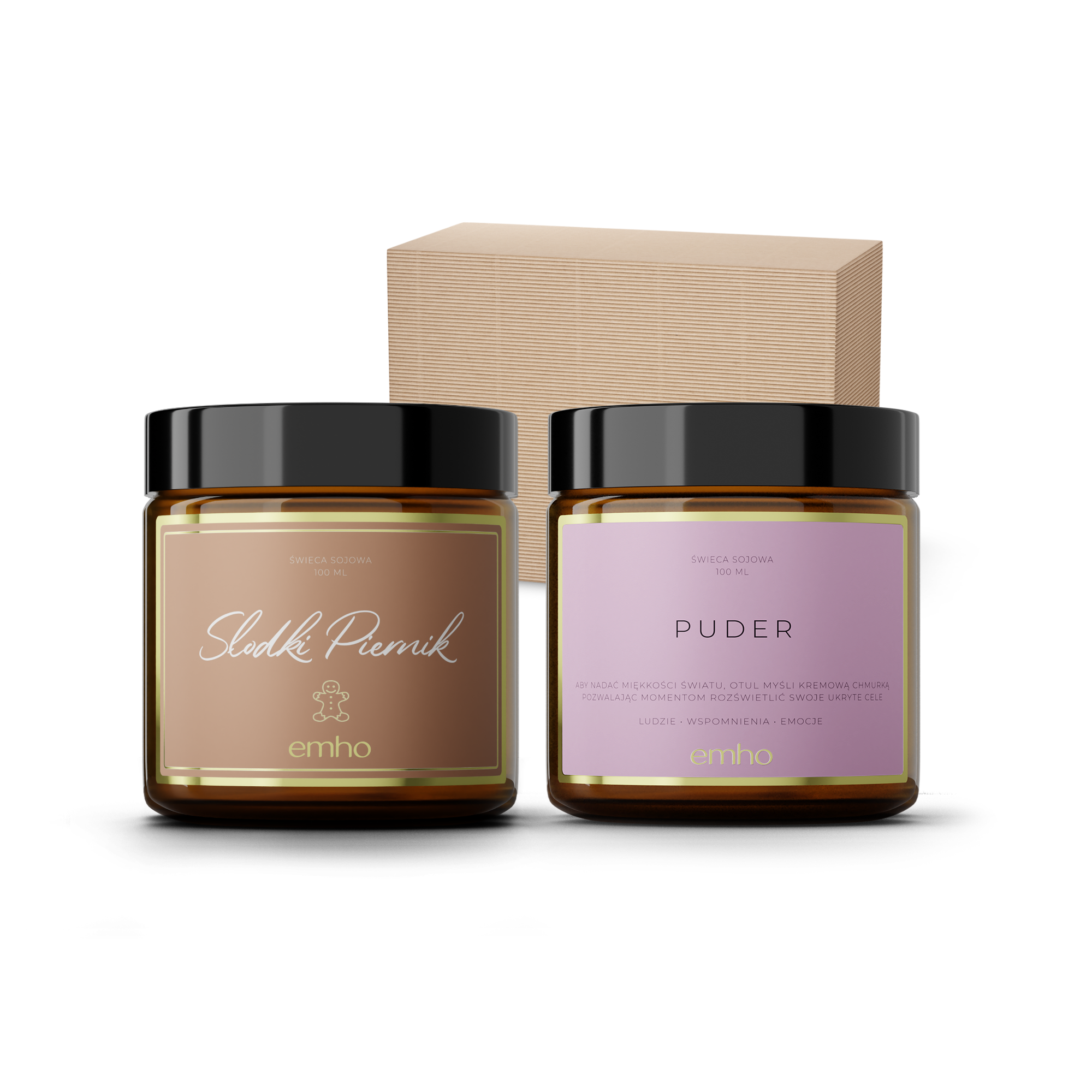 Zestaw świec PIERNIK+PUDER