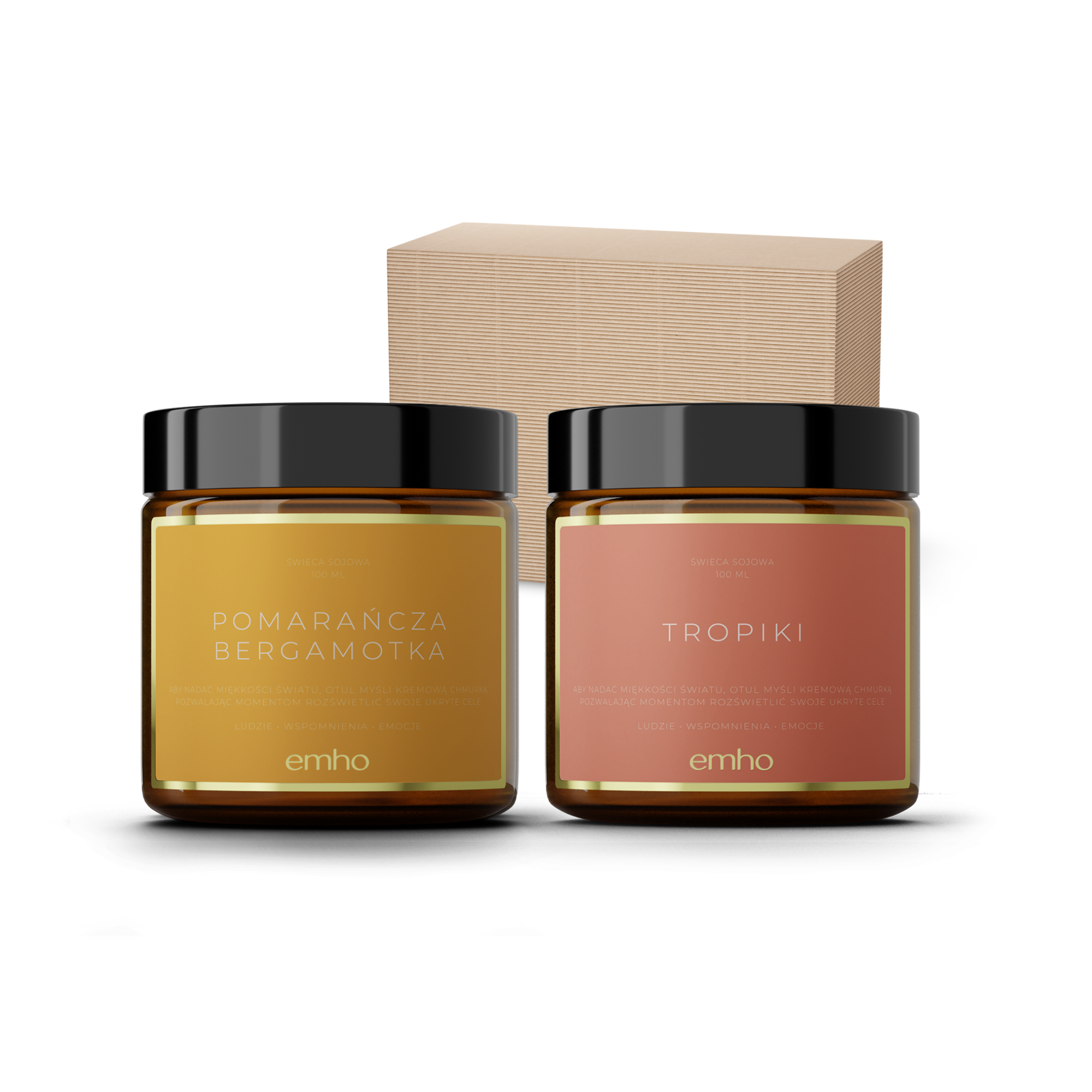 Zestaw świec POMARAŃCZA+TROPIKI