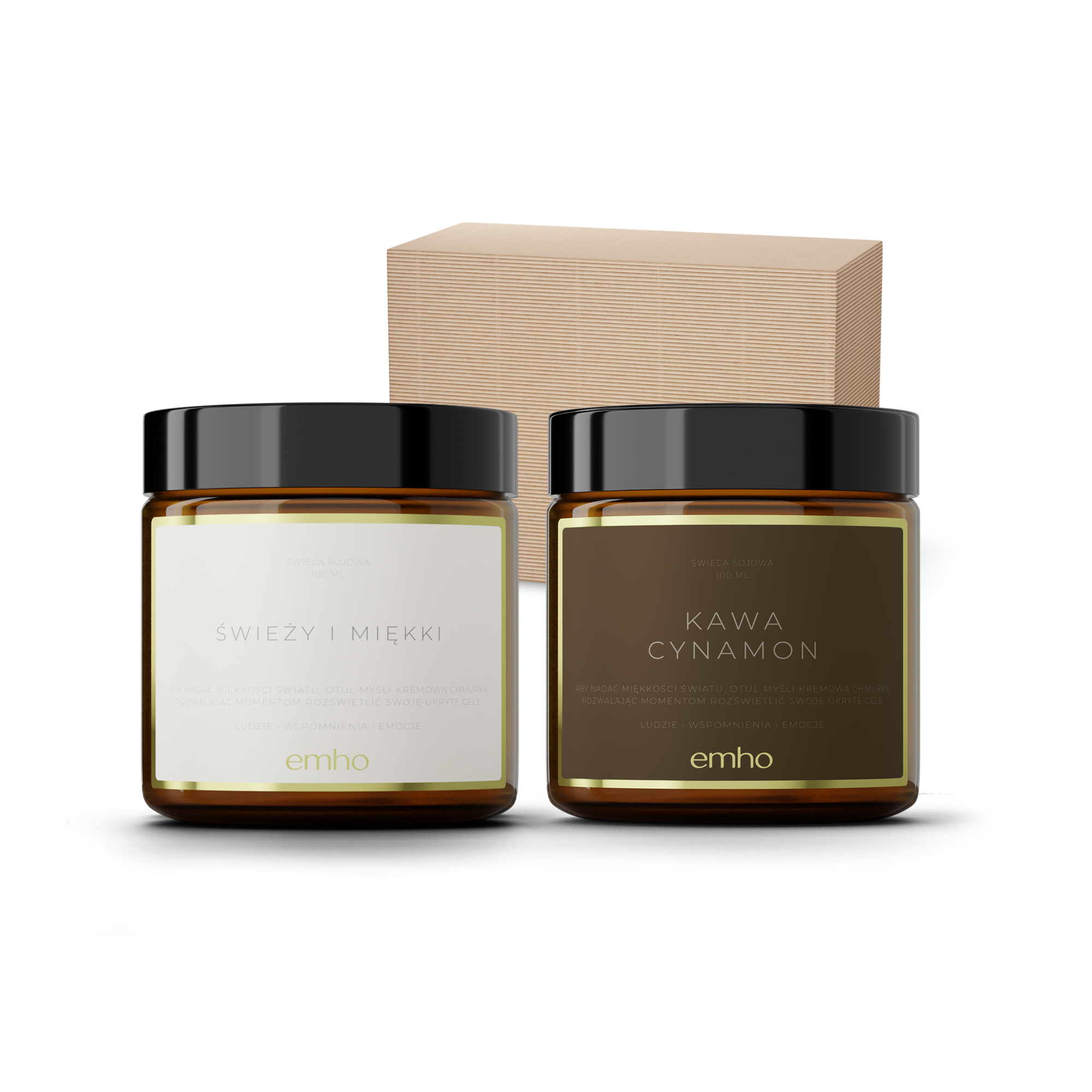 Zestaw świec ŚWIEŻY+KAWA