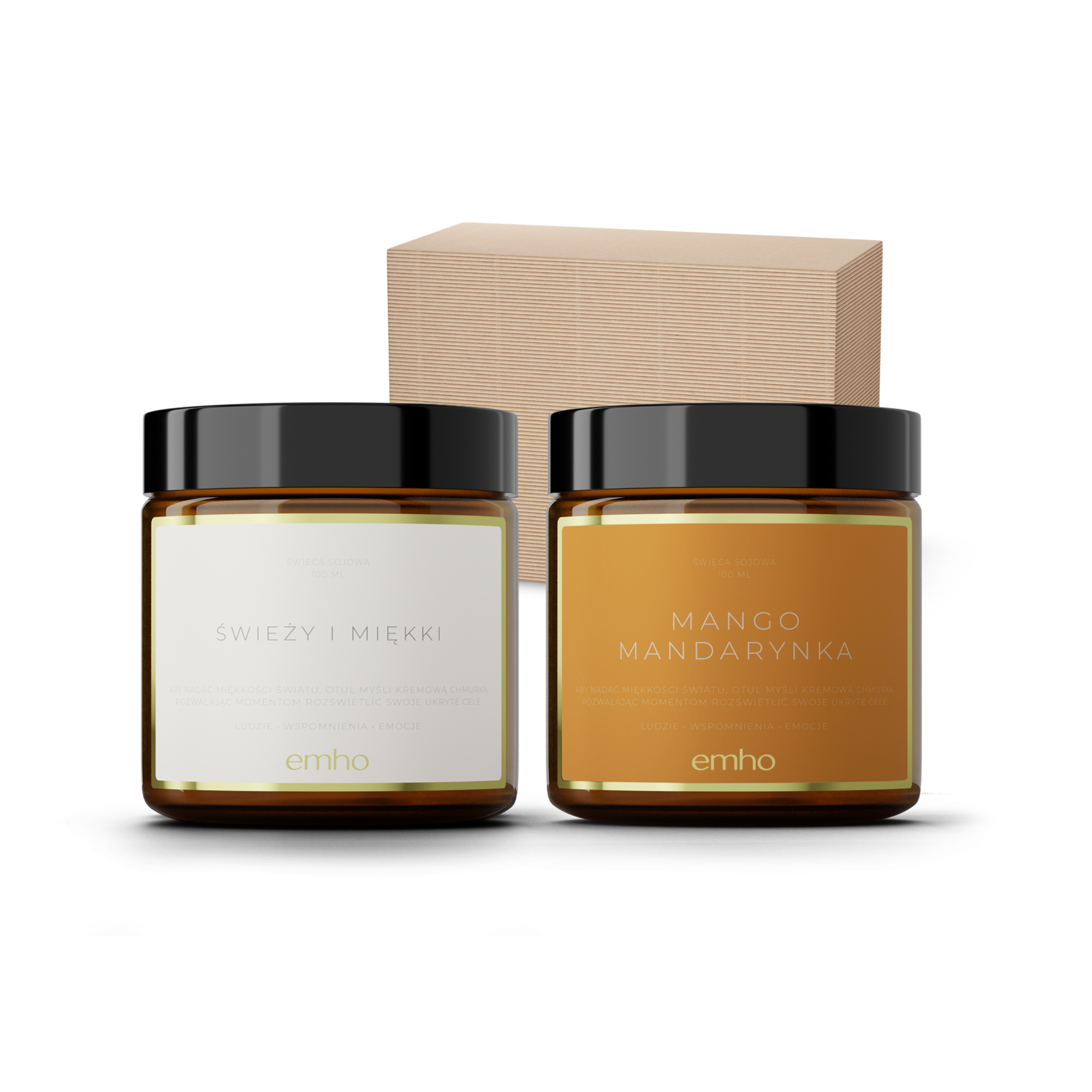 Zestaw świec ŚWIEŻY+MANGO