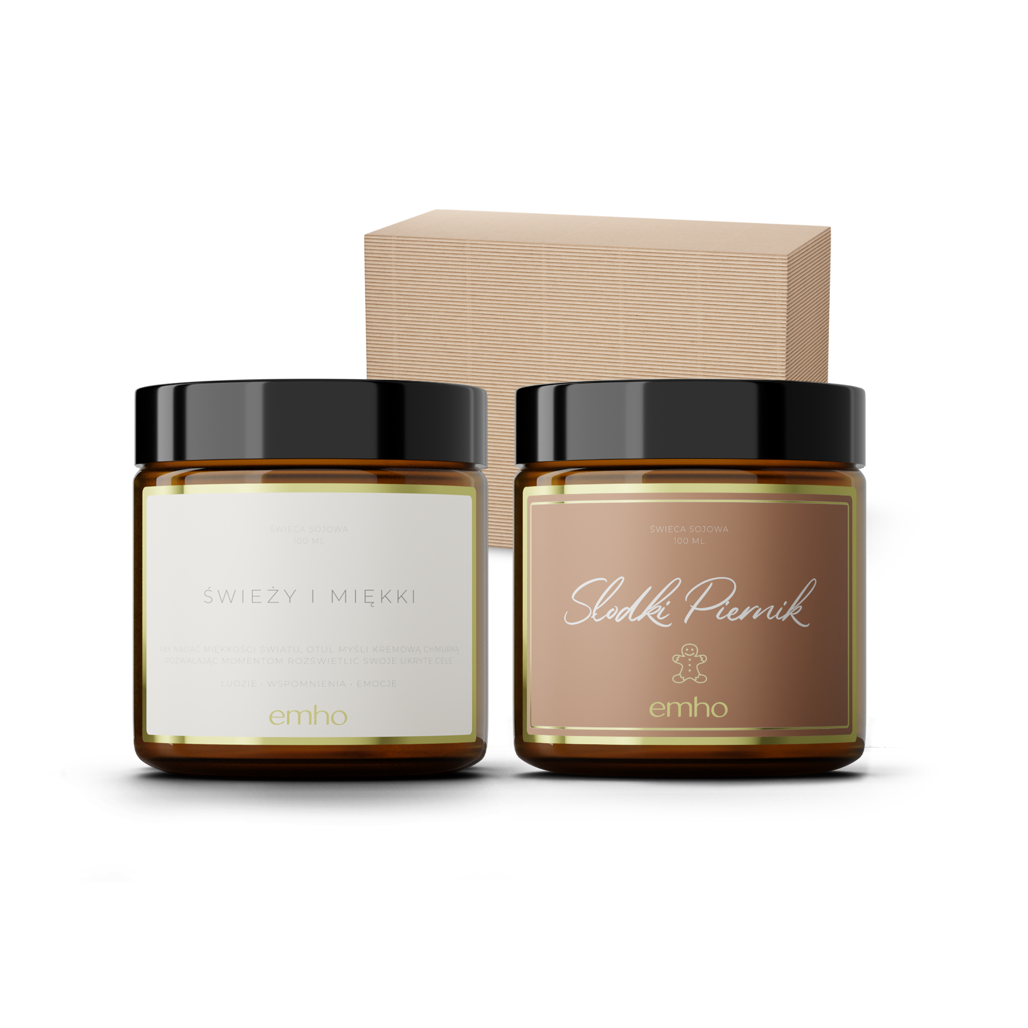 Zestaw świec ŚWIEŻY+PIERNIK