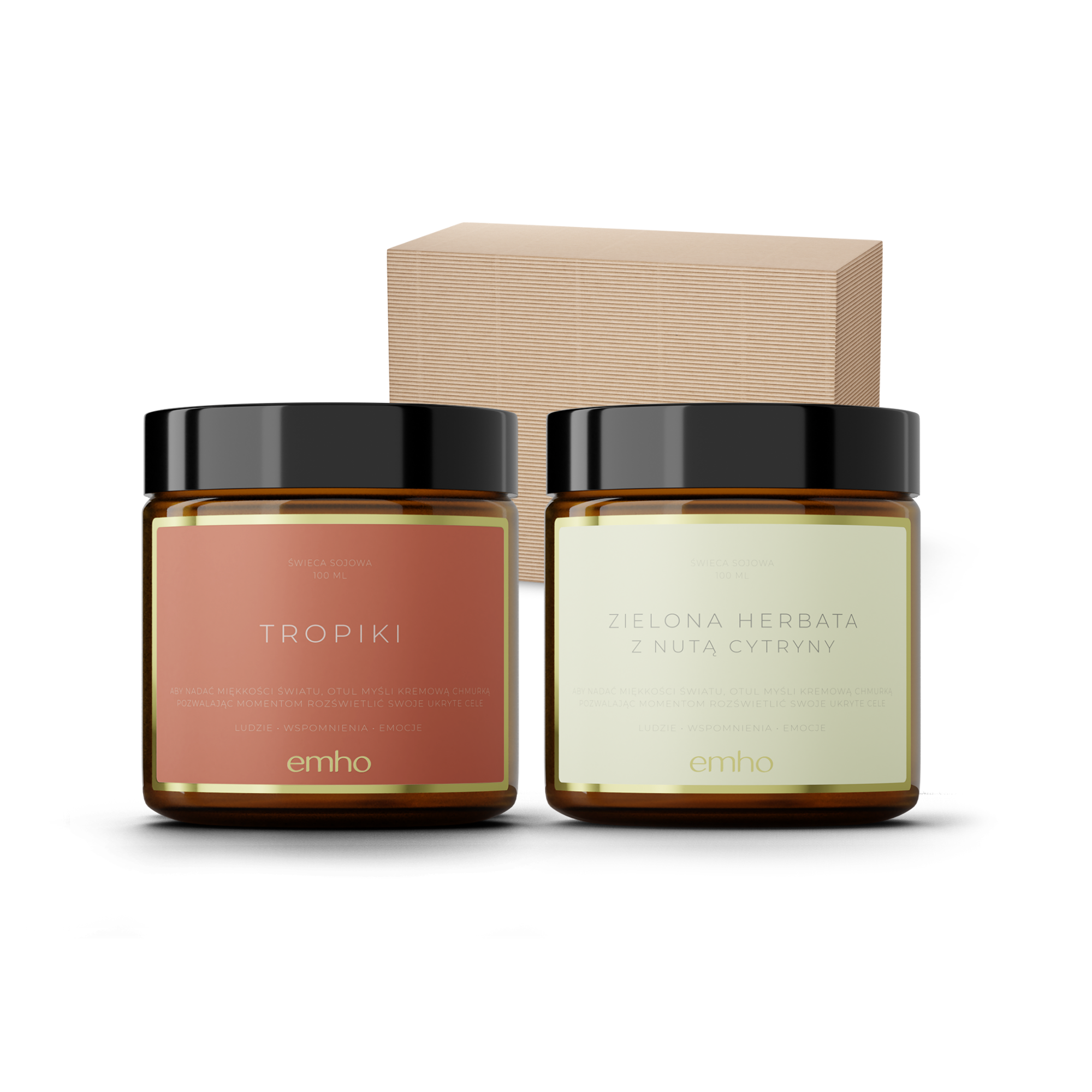 Zestaw świec TROPIKI+HERBATA